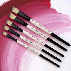 Кисточка для рисования Rosa Синтетика овальна, BREEZE 1226FR, №2 Фото 5