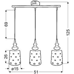 Люстра Candellux HAMP Фото 1