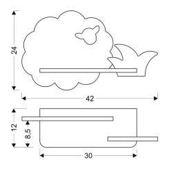 Светильник Candellux SHEEP Фото 1