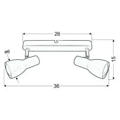 Спот Candellux PICARDO Фото 3