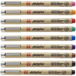 Лайнер Sakura кисть PIGMA Brush, Черный Фото 1