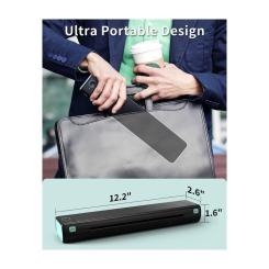 Принтер чеков UKRMARK M08-BK А4, Bluetooth, USB, черный Фото 3