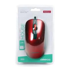 Мышка Omega OM-520 USB Red Фото 3