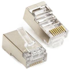 Коннектор PowerPlant RJ45 cat.5e FTP 8p8c * 100 Фото