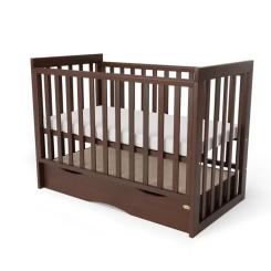 Кроватка Angelo LUX-11 (орех) 120x60 Фото