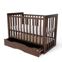 Кроватка Angelo LUX-11 (орех) 120x60 Фото 1