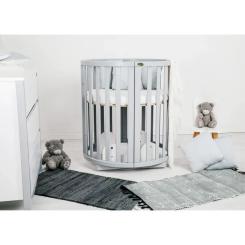 Кроватка Angelo трансформер 7-в-1 (серый) Фото 1