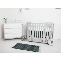 Кроватка Angelo трансформер 7-в-1 (серый) Фото 2