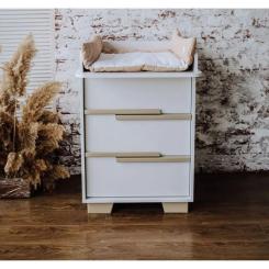 Комод-пеленатор Angelo Loft 60 см бело-мокко 60х51х90 Фото 2