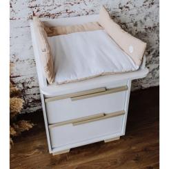 Комод-пеленатор Angelo Loft 60 см бело-мокко 60х51х90 Фото 3