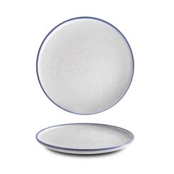 Тарелка G.Benedikt Optimo Mosaic Relief Blue Line 20 см Фото