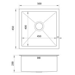 Мойка кухонная Nett NG-5045 Фото 5
