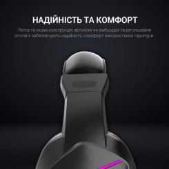 Наушники GamePro HS311 RGB Black/Red Фото 9