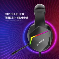 Наушники GamePro HS311 RGB Black/Red Фото 10