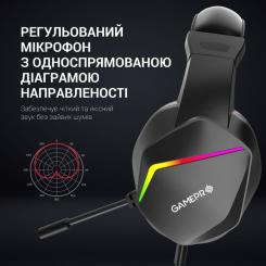 Наушники GamePro HS311 RGB Black/Red Фото 8