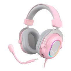 Наушники Fifine H6 RGB 7.1 Pink Фото 1