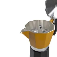 Гейзерная кофеварка Bo-Camp Hudson 6-cups Yellow/Black Фото 2