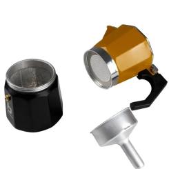 Гейзерная кофеварка Bo-Camp Hudson 6-cups Yellow/Black Фото 3
