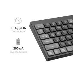 Клавиатура OfficePro SK985B Wireless/Bluetooth Black Фото 10