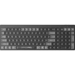 Клавиатура OfficePro SK985B Wireless/Bluetooth Black Фото