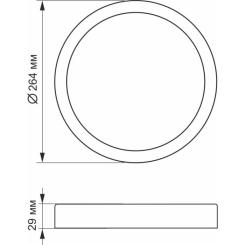 Светильник Videx 24W 5000K Black Фото 1