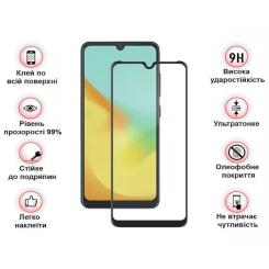 Стекло защитное BeCover ZTE Blade A54 Black Фото 2