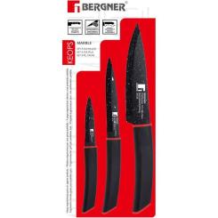 Набор ножей Bergner Keops Marble із покриттям Фото 4