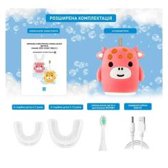 Электрическая зубная щетка AHealth KIDS SONIC SMILE 2 Pink Фото 3