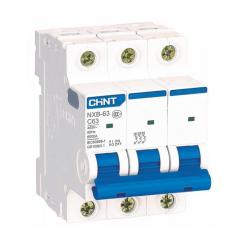 Автоматический выключатель CHINT NXB-63-3P-C63 Фото