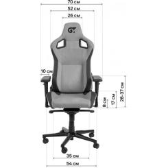 Кресло игровое GT Racer X-8005 Dark Gray Фото 9
