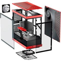 Корпус для ПК Hyte Y40 Black-Red Фото 5