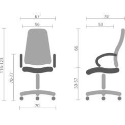 Офисное кресло Аклас Томар Чорний Фото 9