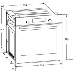 Духовой шкаф HEINNER HBO-S569LDTGC-GBK Фото 2