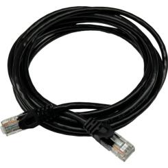 Патч-корд GEAR 0.25м UTP cat.5e, CCA, 24AWG, black Фото 1