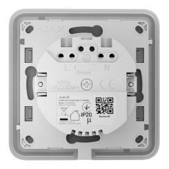 Умная розетка Ajax Outlet black Фото 5