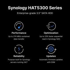 Жесткий диск для сервера Synology 3.5" 8TБ SATA 7200 Фото 2