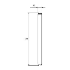 Лампочка Eurolamp T8 скло 9W 6500K Фото 2