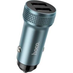 Зарядное устройство HOCO Z49 Level 2xUSB Metal Gray Фото 2