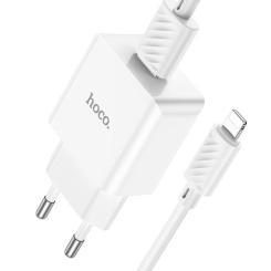 Зарядное устройство HOCO C106A charger set(iP) White Фото 2
