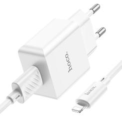 Зарядное устройство HOCO C106A charger set(iP) White Фото 3