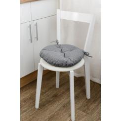 Подушка на стул Прованс Merry Christmas серая D-40 Фото 2