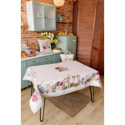 Скатерть Прованс гобеленовая Гуси 135х180 см Фото 2