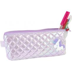 Пенал Cool For School перламутровый 1 отделение фиолетовый Фото 1