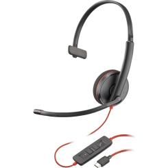 Наушники Poly BlackWire C3210 USB-C HS Mono Фото