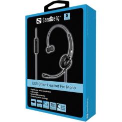 Наушники Sandberg USB Office Headset Pro Mono Фото 1