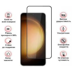 Стекло защитное BeCover Samsung Galaxy S24 SM-S921 Black Фото 2