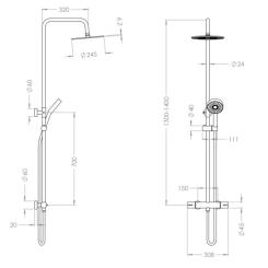 Душевой гарнитур Nett SSH-24 Фото 11