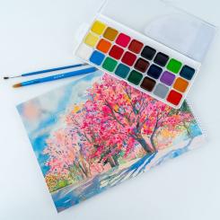 Акварельные краски Kite Classic, 24 цвета Фото 2