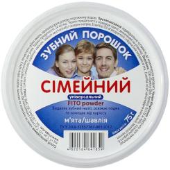 Зубной порошок FITO Powder Семейный Универсальный 75 г Фото