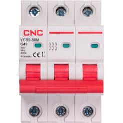 Автоматический выключатель CNC YCB9-80M 3P C40 6ka Фото